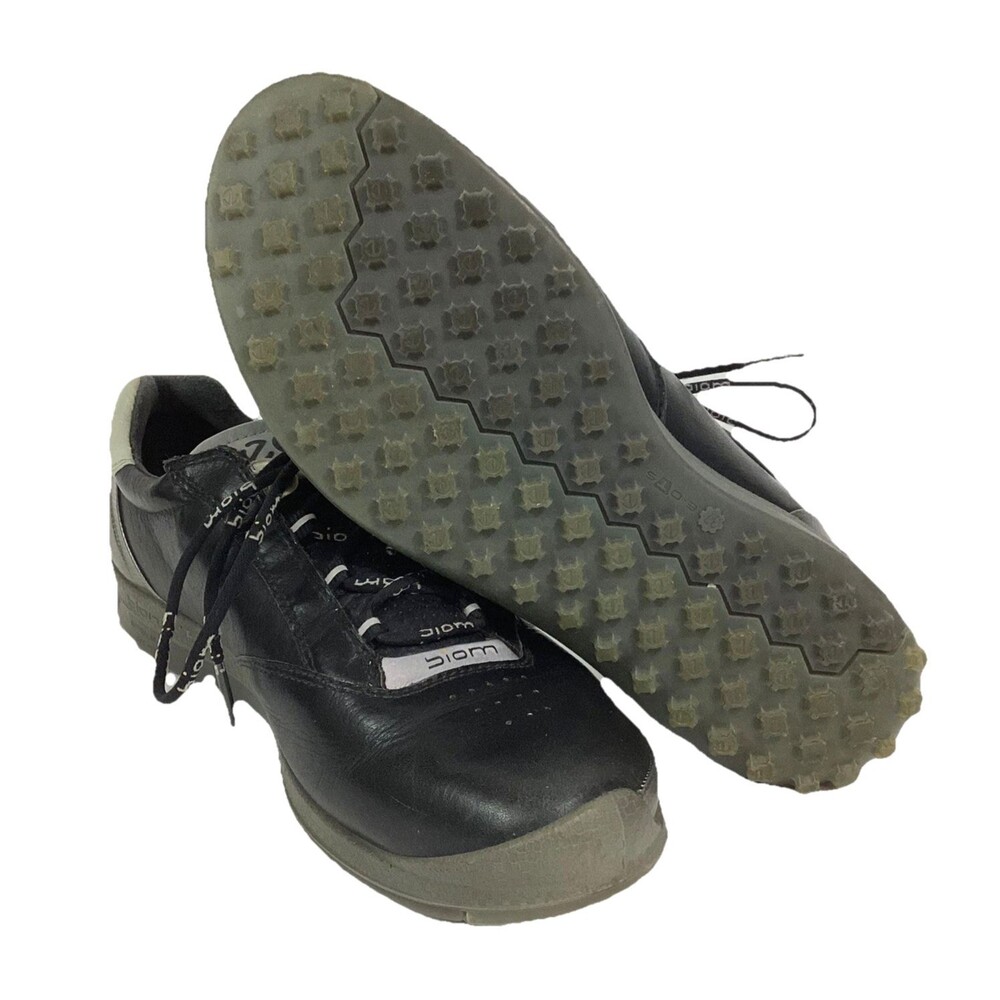 Ecco Biom Spikeless Golf Shoes - Men's Sz 5 - Black Yak Leather - E-DTS